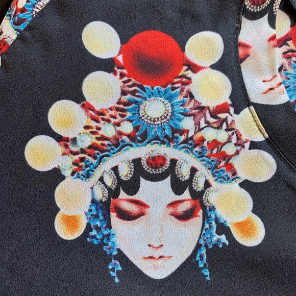 Goddess Silk Blend Asymmetrical Tunic NWOT - Picture 8 of 8